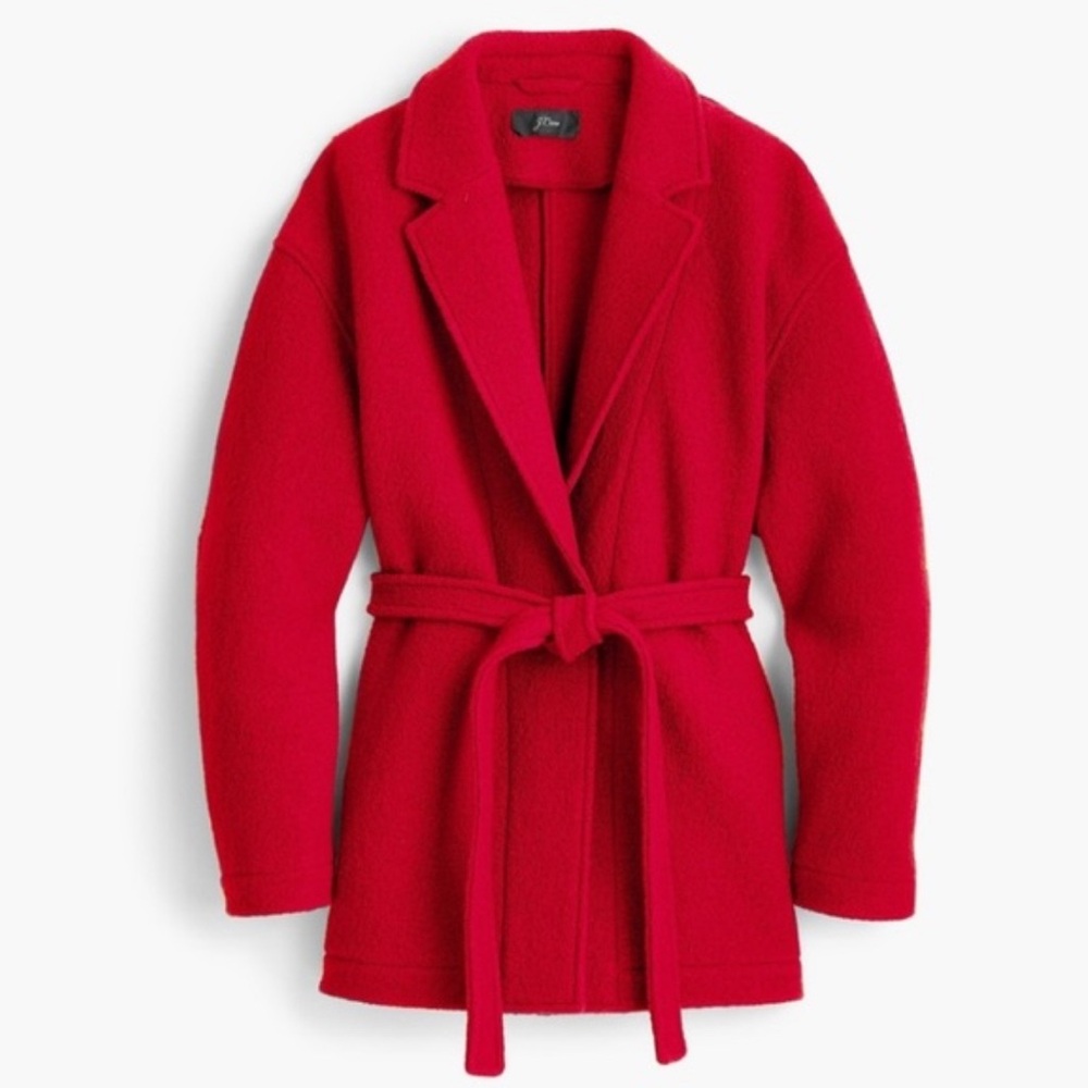 J. Crew Camille Short Italian Boiled Wool Jacket NWT. Size XS.